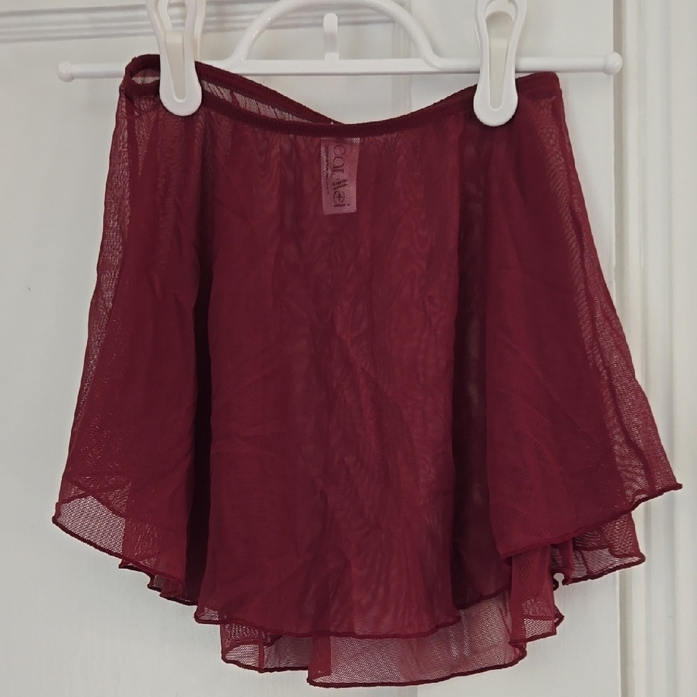 Burgundy Ballet Skirt